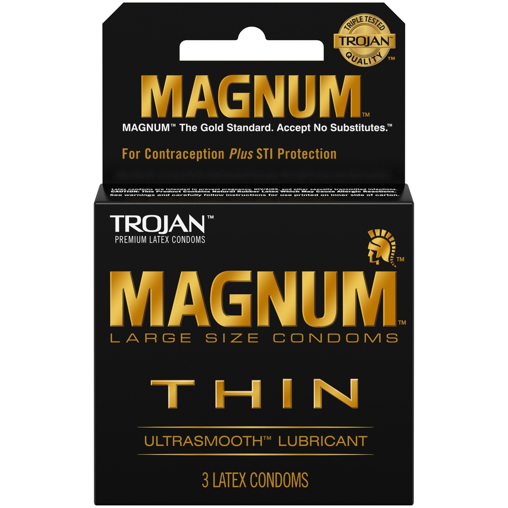 TROJAN MAGNUM THIN 6/3PK