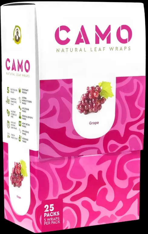 [19889375] CAMO GRAPE LEAF WRAP 25/5CT