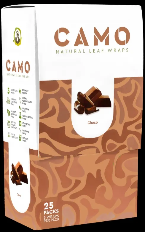 [198693770000] CAMO CHOCO LEAF WRAP 25/5CT
