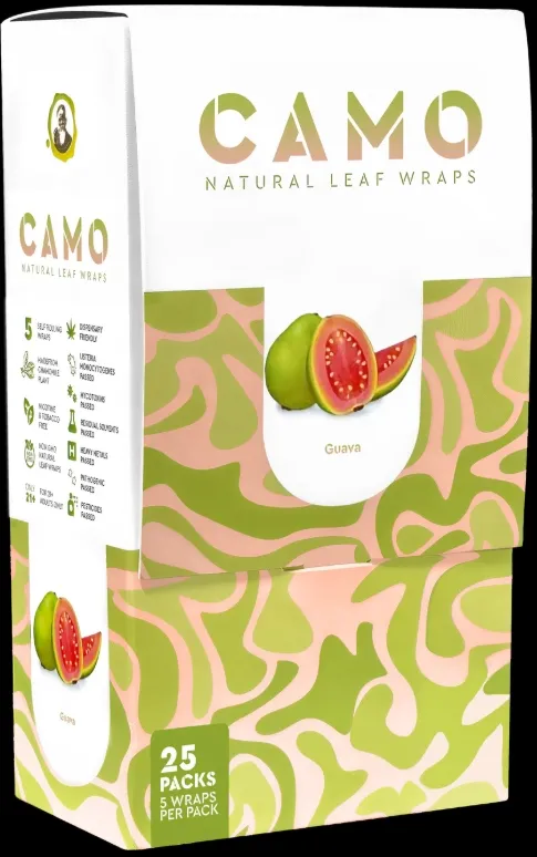 [10850030268492] CAMO GUAVA LEAF WRAP 25/5CT