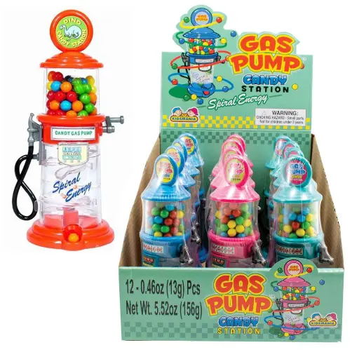 [686464202619] Gas Pump Candy Station 12 ct.