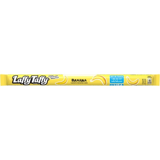 [079200534318] Laffy Taffy Ropes 24 CT. Banana