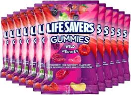 [10019000083446] Lifesavers Gummies Hook Bag Wild Berries 7 oz, 12 ct.