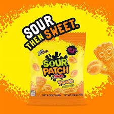 [10070462009214] Sour Patch Kids Peg Bags Peach 12 ct. 3.56 oz