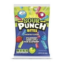 Sour Punch SB Bites Assorted 5 oz, 12 ct.