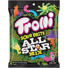 [10041420027168] Trolli Candy Hook Bag SBC All Star Mix 12 ct, 4.25 oz