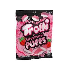 [10020709012569] Trolli Candy Hook Bag Strawberry Puffs 12 ct, 4.25 oz