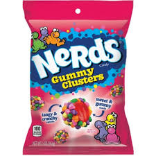 [00079200080730] Nerds Clusters Candy Hook Med 12 ct, 5 oz