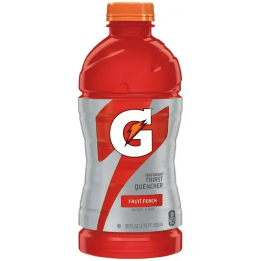 [10052000135135] Gatorade Fruit Punch 28 oz, 15 pk.