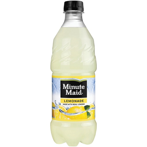 [025000058011] Minute Maid Lemonade 20 oz, 24 pk.