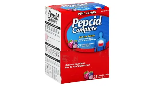 [655708019535] PEPCID COMPLETE ACID 25CT TAB