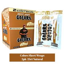 [810146970170] Colors Sheet Wrap Natural 25 ct. 2 pk.