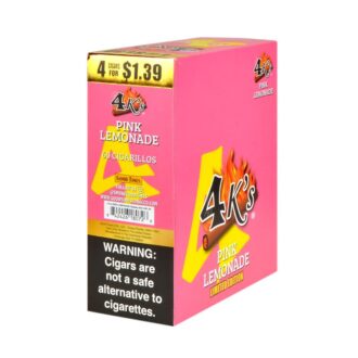[842426180726] 4K Cigar Pink Lemonade 4/1.39 15 ct.