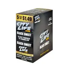 [842426164047] CITY LIFE BLACK SWEET $1.49 15/5PK
