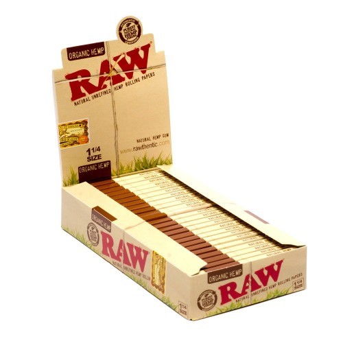 [716165174189] RAW Organic Hemp Rolling Papers 1 1/4in