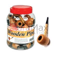 [454325700044] Wooden Pipe Jar 30ct