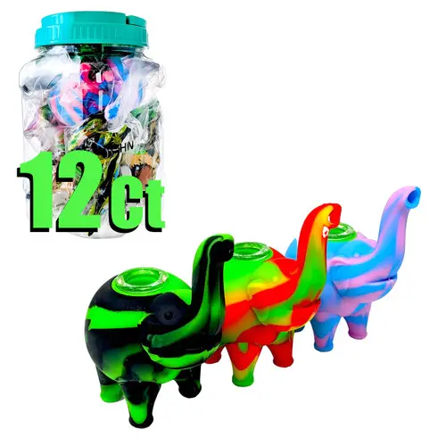 [812371019631] Silicone Elephant Jar 12ct