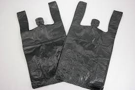 [014545367924] Large Bag (Black) 11.5x6.5x21.5 1000ct