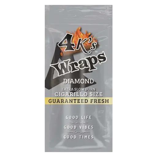 [842426162753] 4K Wraps Diamond 4/1.29 30 ct. 