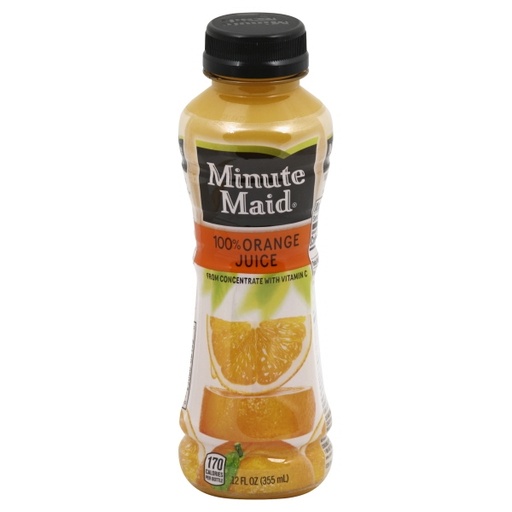 [025000061530] MINUTE MAID JUICE 12OZ/24CT ORANGE 