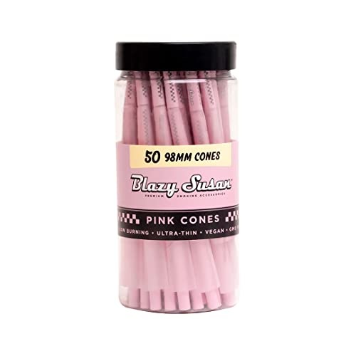 [051497221744] Blazy Susan Pink Cones 50ct 98MM
