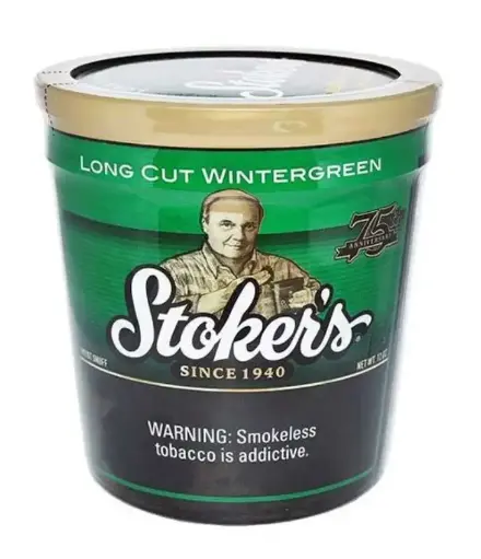 [799953210207] Stoker 12 oz Long Cut Wintergreen Tub