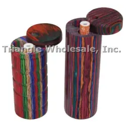 [DO518C038] Large Dugout - Color Press Wood Cylindrical 1pc