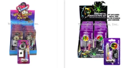 Metal Pipe Display, Assorted Designs (12pcs/dsp)