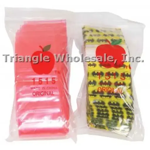 Zip Bags (10 Bags of 100ct) - 1.0" x .34" Colored
