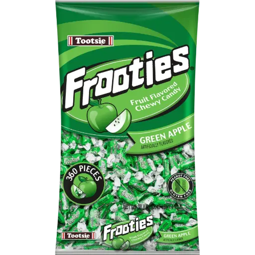 [071720078426] FROOTIES GREEN APPLE 360CT/BG