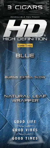 [842426163682] HD BLUE $1.49 15/3PK