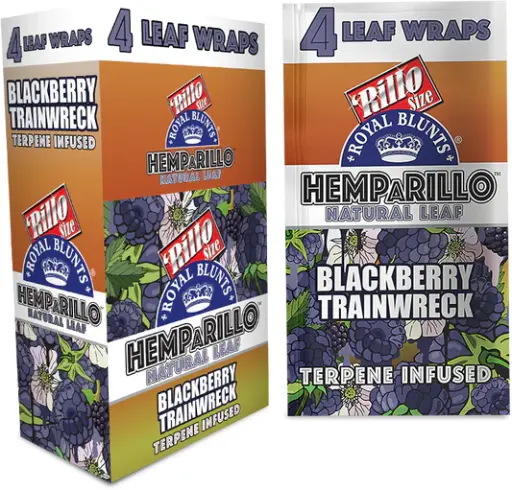 [619682981967] Hemaprillo Leaf Wrap Blackberry Trainwreck 4/25 ct.