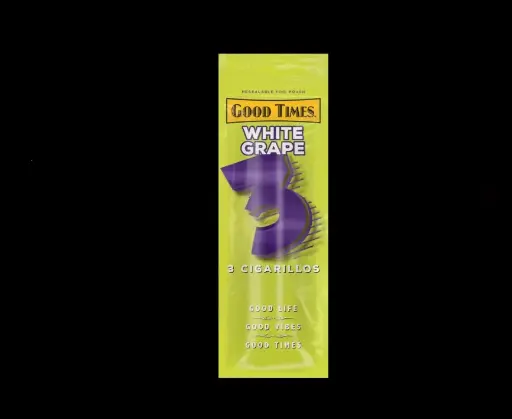 [842426160384] Good Times Cigarillos 2/1.29 White Grape 15 ct.