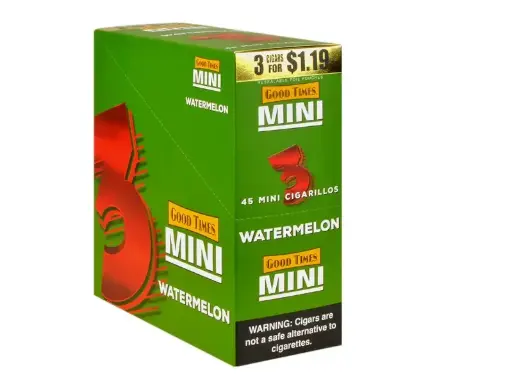 [842426174633] Good Times Mini Cigarillos 3/1.19 Watermelon 15 ct.