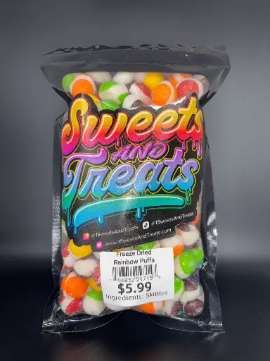 [196852297153] SWEETS AND TREATS FREEZE RAINBOW PUFFS