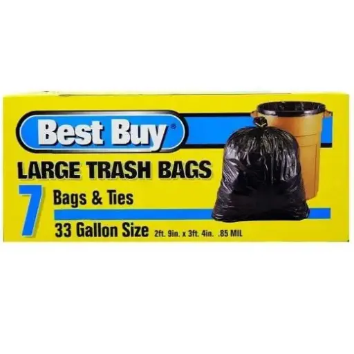 [072061122151] Best Buy Trash Bags 1 ct. Any Size