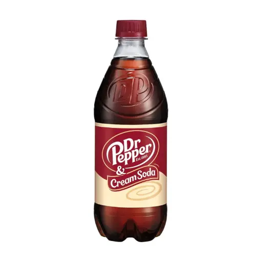 [54515] Dr Pepper Cream Soda 20 oz, 24 pk.