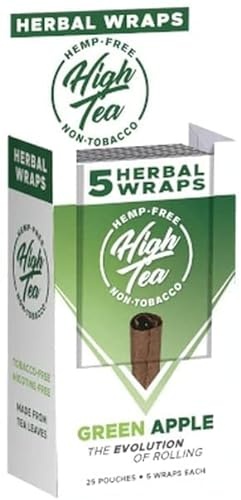High Tea Wraps Green Apple 25CT/5pk