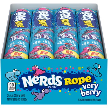 [041420047176] Nerds Rope Very Berry Candy 24 Count