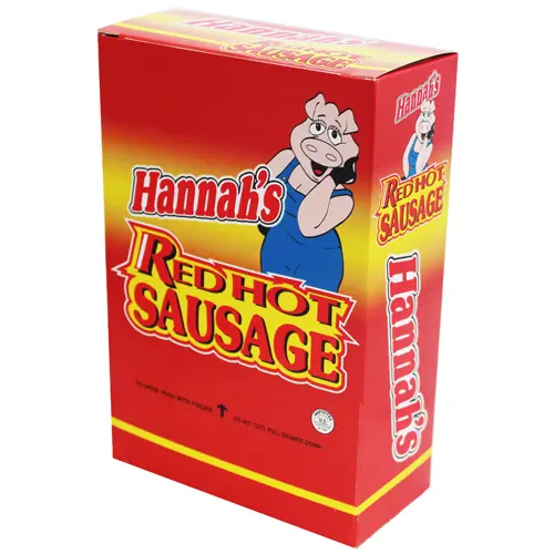 [727968110519] HANNAHS RED HOT SAUSAGE 50CT
