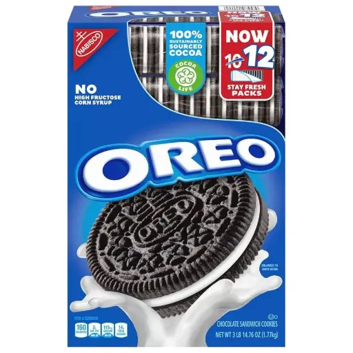 [044000074579] Oreo Chocolate Sandwich Cookies 12PK