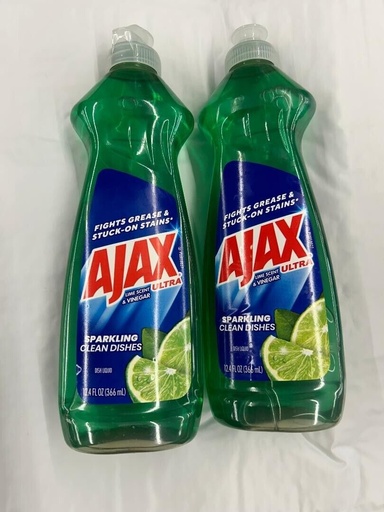 [827854007470] Ajax Ultra Liquid Dish Soap Vinegar + Lime 12.4fl Oz