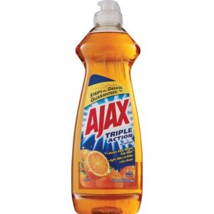 [827854007128] Ajax Ultra Triple Action Liquid Dish Soap, Orange, 12.6 OZ