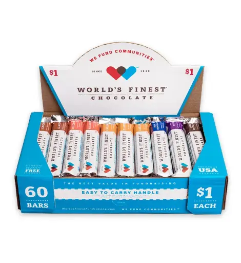 Worlds Finest Chocolate Caramel 60 Bars