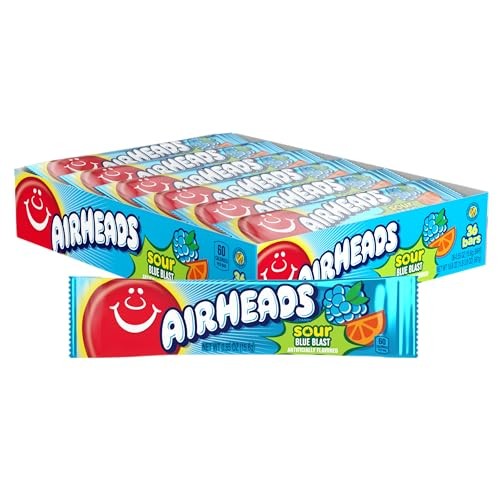 [073390614560] airheads sour blue blast 36 bar