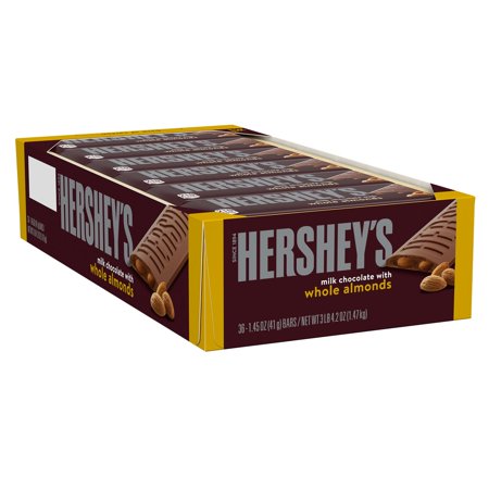 [034000241002] Hershey's whole almonds 36 ct.