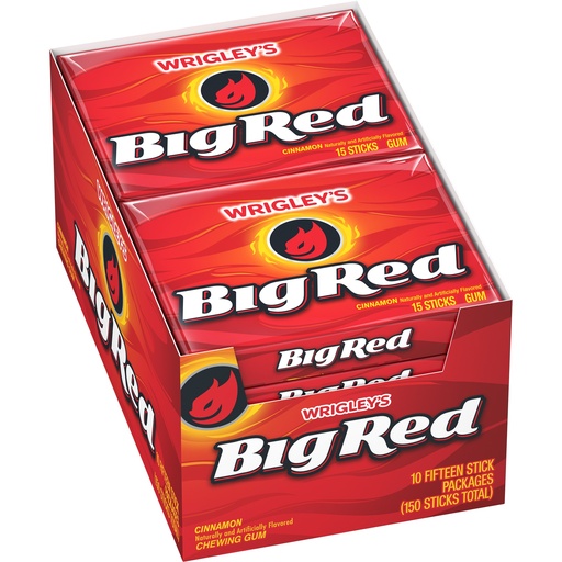 [022000106995] Wrigley Big Red 15/10 pk
