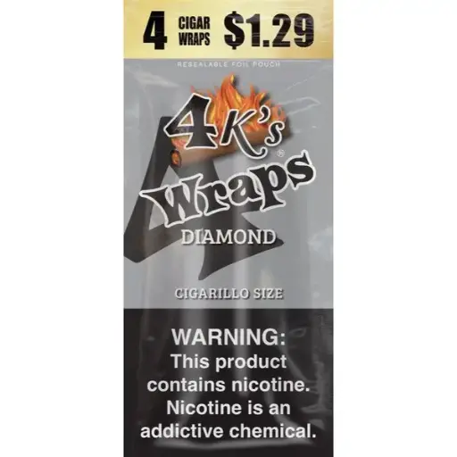 [842426180542] 4k Wraps Natural 4/1.29