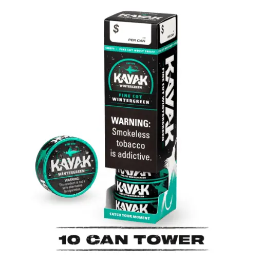 KAYAK FINE CUT WINTERGREEN PP-$3.39 10CT